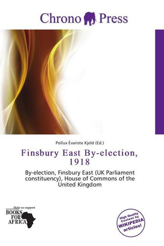 Finsbury East By-election, 1918
