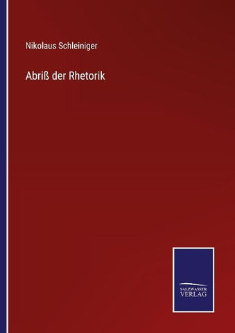 Abriß der Rhetorik