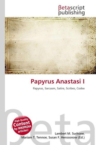 Papyrus Anastasi I
