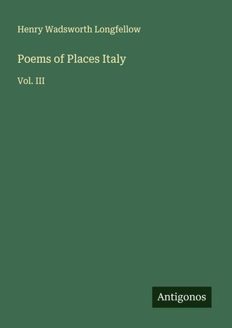 Poems of Places Italy