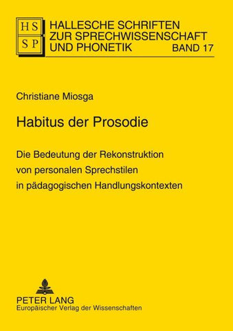 Habitus der Prosodie