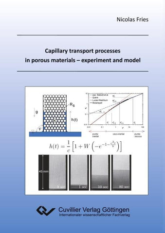 Capillary transport processes in porous materials - experiment and model