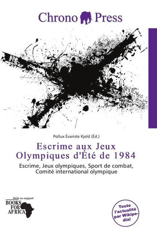 Escrime aux Jeux Olympiques d'Été de 1984