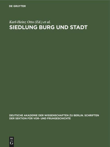 Siedlung Burg und Stadt