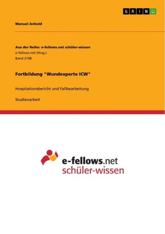 Fortbildung "Wundexperte ICW"