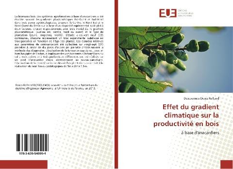 Effet du gradient climatique sur la productivité en bois