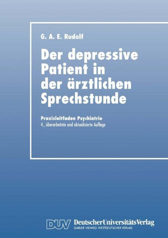 Der Depressive Patient in der Ärztlichen Sprechstunde