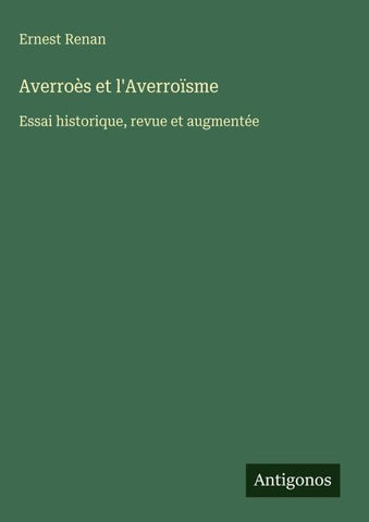 Averroès et l'Averroïsme
