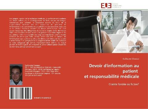 Devoir d'information au patient et responsabilité médicale