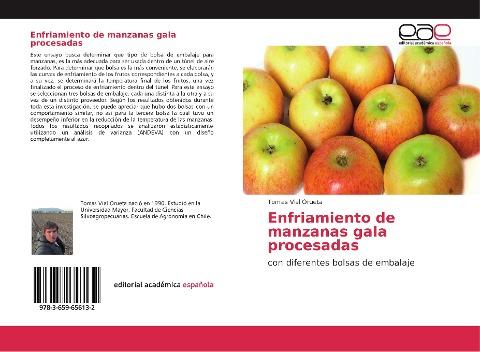 Enfriamiento de manzanas gala procesadas