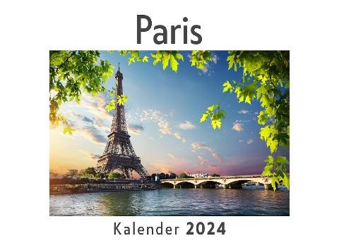 Paris (Wandkalender 2024, Kalender DIN A4 quer, Monatskalender im Querformat mit Kalendarium, Das perfekte Geschenk)