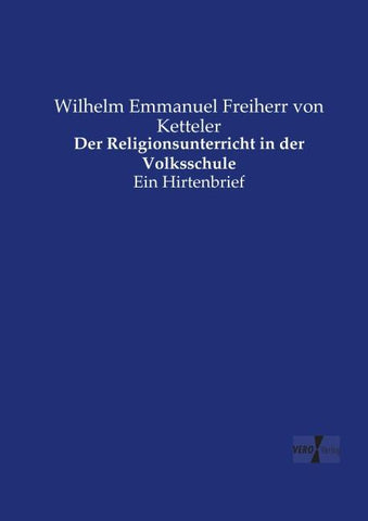 Der Religionsunterricht in der Volksschule