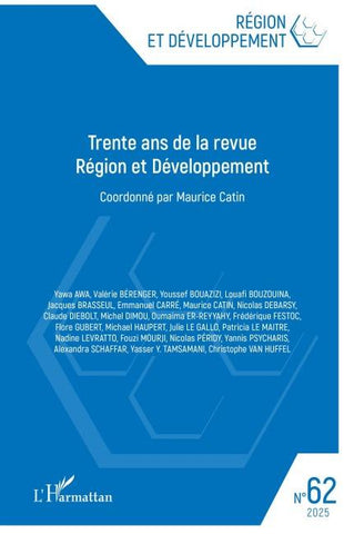 Trente ans de la revue Région et Développement