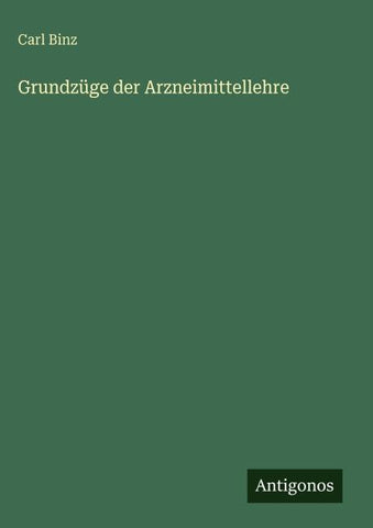 Grundzüge der Arzneimittellehre