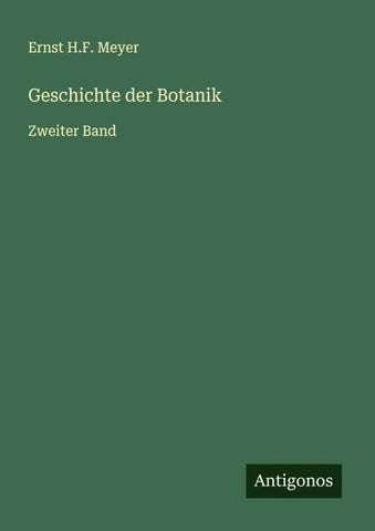 Geschichte der Botanik