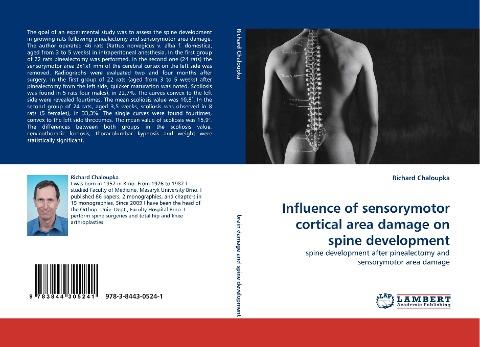 Influence of sensorymotor cortical area damage on spine development