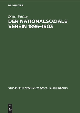 Der Nationalsoziale Verein 1896–1903