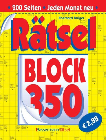 Rätselblock 350 (5 Exemplare à 2,99 €)