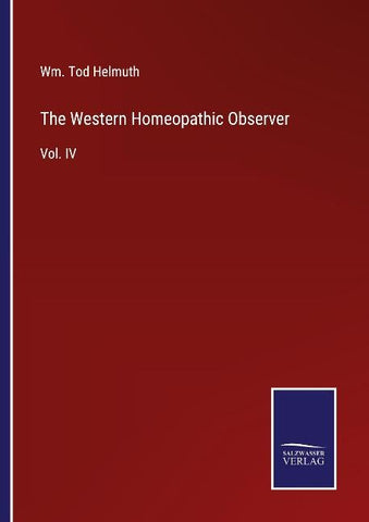 The Western Homeopathic Observer