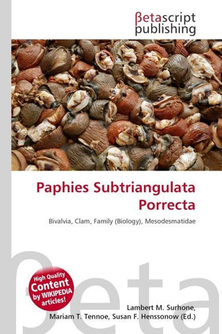 Paphies Subtriangulata Porrecta