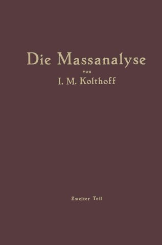 Die Massanalyse