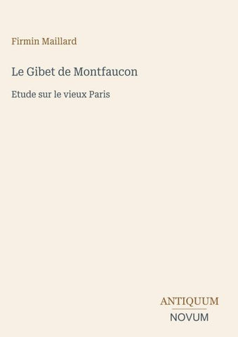 Le Gibet de Montfaucon