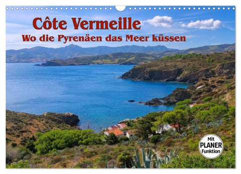 Cote Vermeille - Wo die Pyrenäen das Meer küssen (Wandkalender 2026 DIN A3 quer), CALVENDO Monatskalender