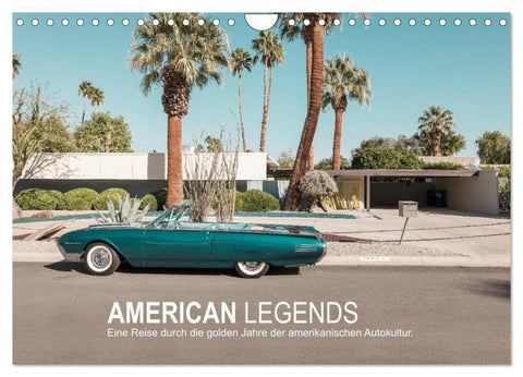 AMERICAN LEGENDS (Wandkalender 2026 DIN A4 quer), CALVENDO Monatskalender