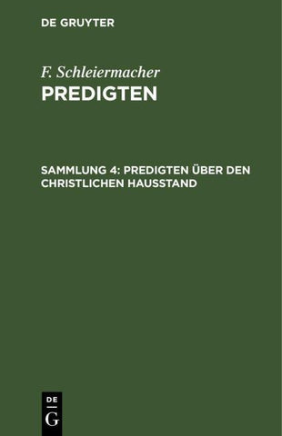 Predigten über den christlichen Hausstand
