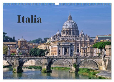 Italia (Wandkalender 2026 DIN A3 quer), CALVENDO Monatskalender