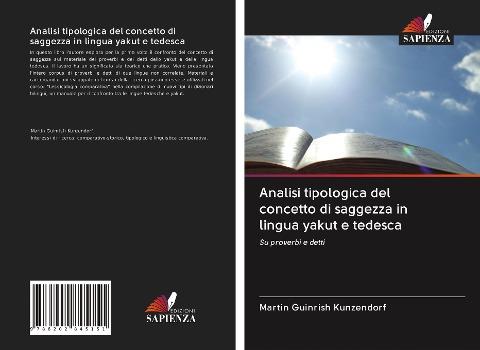 Analisi tipologica del concetto di saggezza in lingua yakut e tedesca