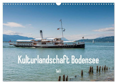 Kulturlandschaft Bodensee - Teil I (Wandkalender 2026 DIN A3 quer), CALVENDO Monatskalender
