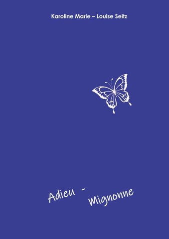 Adieu- Mignonne