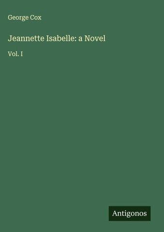 Jeannette Isabelle: a Novel