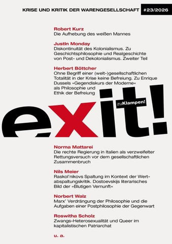 exit! Krise und Kritik der Warengesellschaft 23/2026