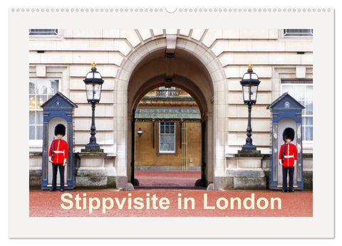 Stippvisite in London (Wandkalender 2026 DIN A2 quer), CALVENDO Monatskalender