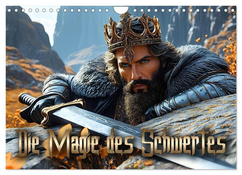 Die Magie des Schwertes (Wandkalender 2026 DIN A4 quer), CALVENDO Monatskalender
