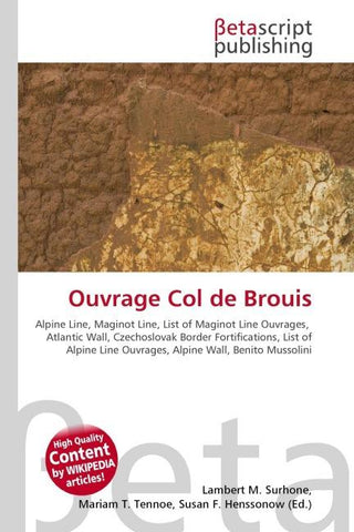 Ouvrage Col de Brouis