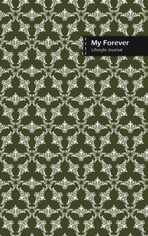 My Forever Lifestyle Journal, Blank Write-in Notebook, Dotted Lines, Wide Ruled, Size (A5) 6 x 9 In (Dump Green)