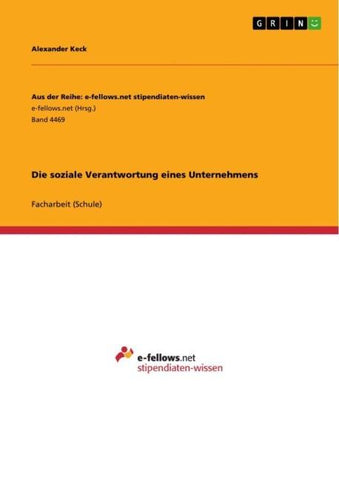 Die soziale Verantwortung eines Unternehmens