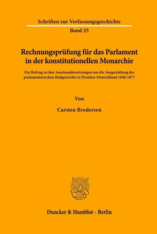 Rechnungsprüfung für das Parlament in der konstitutionellen Monarchie.