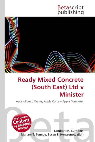 Ready Mixed Concrete (South East) Ltd v Minister