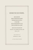 Die Krisis Der Europäischen Wissenschaften Und Die Transzendentale Phänomenologie