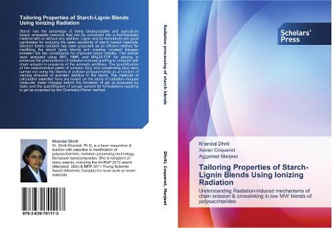 Tailoring Properties of Starch-Lignin Blends Using Ionizing Radiation