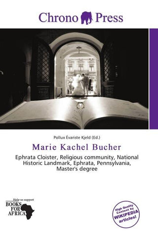 Marie Kachel Bucher