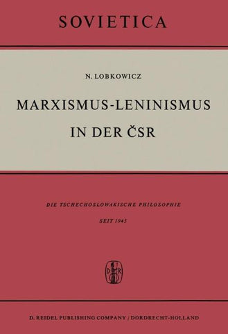 Marxismus-Leninismus in der ČSR