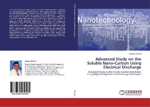 Advanced Study on the Soluble Nano-Carbon Using Electrical Discharge