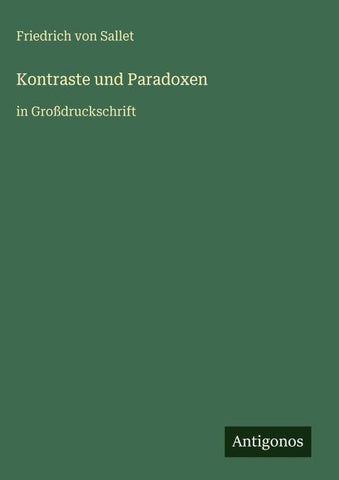 Kontraste und Paradoxen