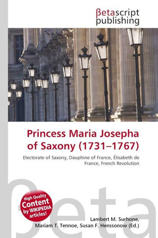 Princess Maria Josepha of Saxony (1731-1767)