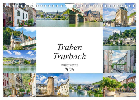 Traben Trarbach Impressionen (Wandkalender 2026 DIN A4 quer), CALVENDO Monatskalender